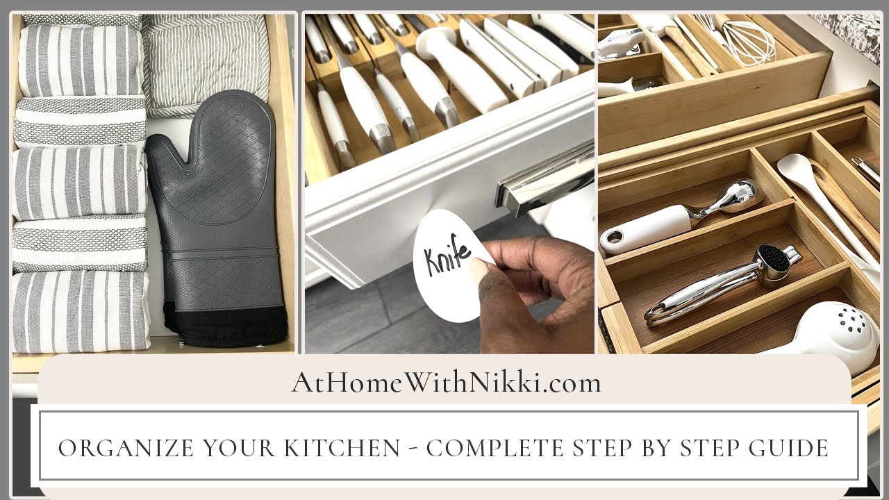 how to organize your kitchen a step by step guide